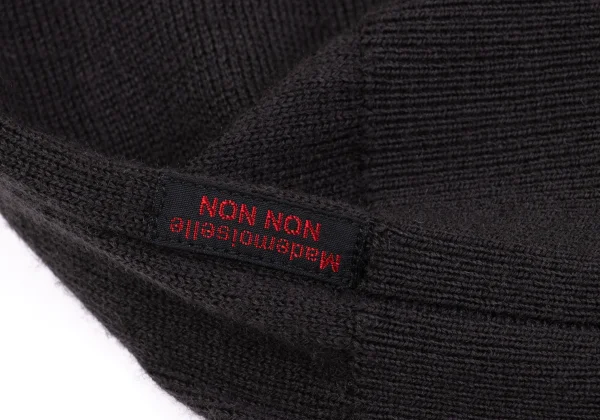 Mademoiselle NON NON Wool Patch Pocket Polo Knit K-162295_010