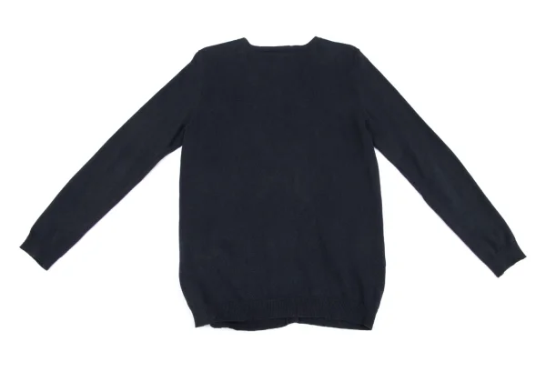 Mademoiselle NON NON Linen Cotton Twin Pocket Cardigan K-162298_013