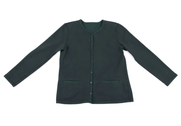 Mademoiselle NON NON Cotton Blend Piping Design Cardigan K-162299_002