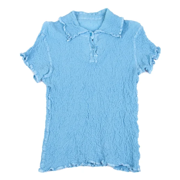 ISSEY MIYAKE me Dyed Cauliflower Short Sleeved Polo Shirt K-162300_002