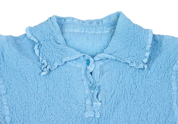 ISSEY MIYAKE me Dyed Cauliflower Short Sleeved Polo Shirt K-162300_006