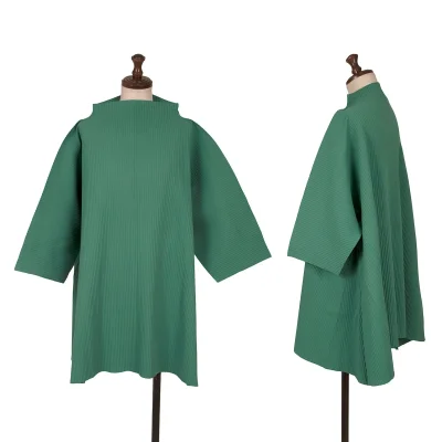 ISSEY MIYAKE me Fine Knit Pleated Half Sleeve T Shirt