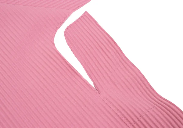 ISSEY MIYAKE me Fine Knit Pleated Side Cutting Design T Shirt K-162303_005