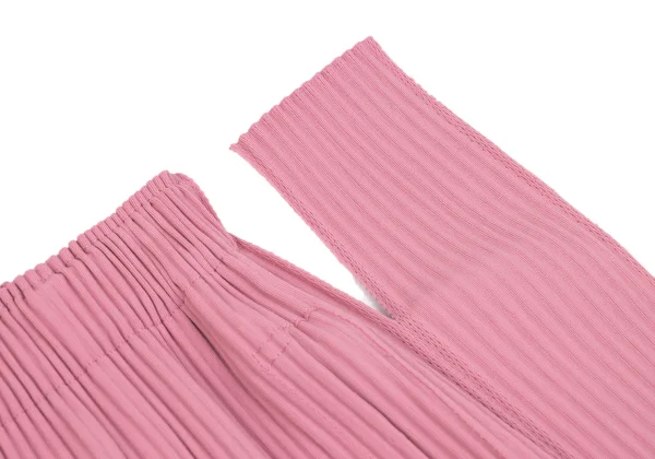 ISSEY MIYAKE me Fine Knit Pleated Side Cutting Wide Pants K-162304_003