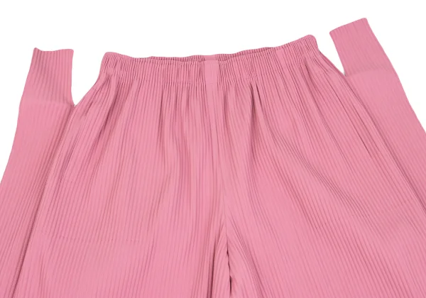 ISSEY MIYAKE me Fine Knit Pleated Side Cutting T Shirt & Pants K-162305_011