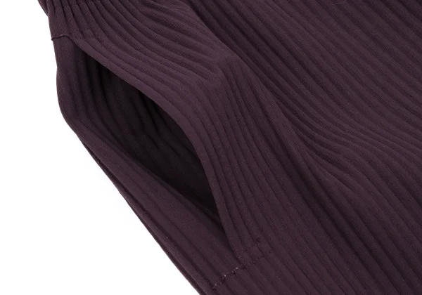 ISSEY MIYAKE me Fine Knit Pleated Round Hem Wide Pants K-162306_005