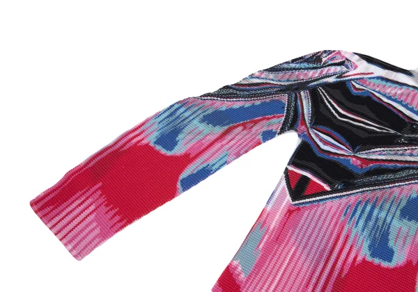 ISSEY MIYAKE me Stretch Pleated Graphic Print T Shirt K-162307_005
