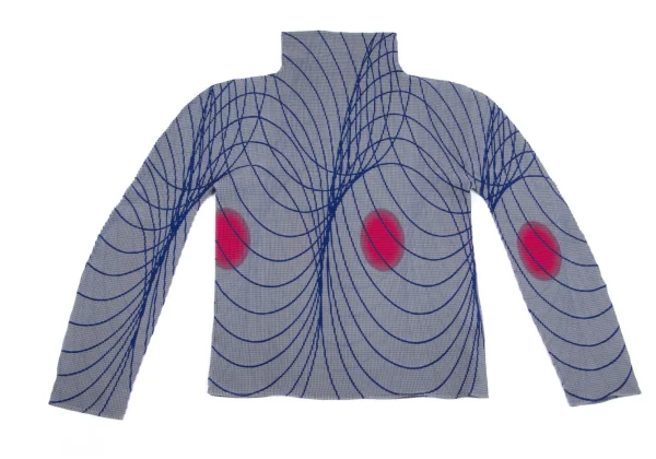 ISSEY MIYAKE me Stretch Pleated Graphic Print T Shirt K-162308_002