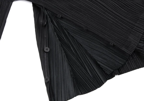 PLEATS PLEASE Pleated Side Button Jacket K-162311_009