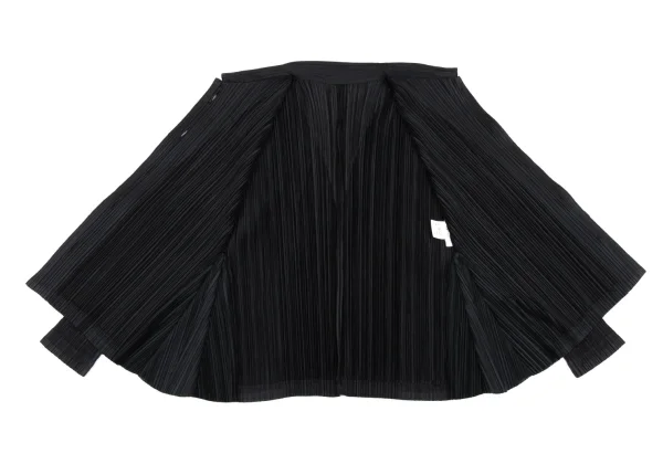 PLEATS PLEASE Pleated Side Button Jacket K-162311_011