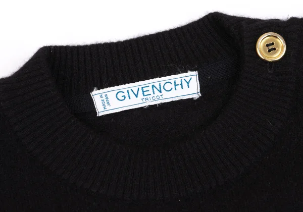 GIVENCHY TRICOT Wool Shoulder Button Knit Sweater K-162313_004