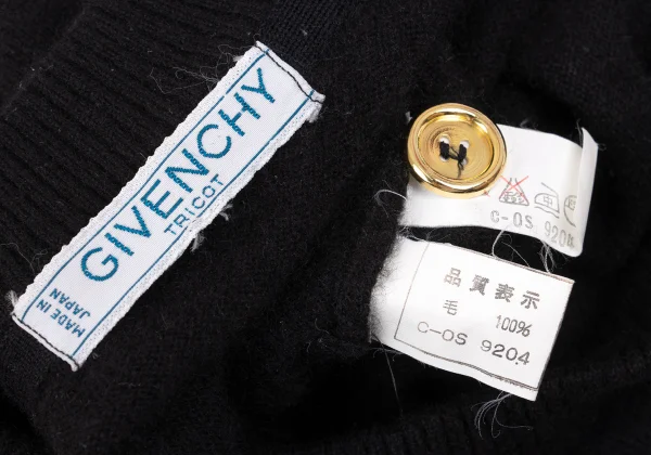 GIVENCHY TRICOT Wool Shoulder Button Knit Sweater K-162313_013
