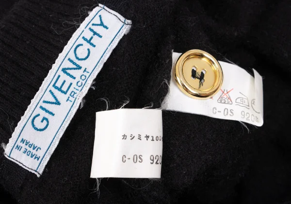 GIVENCHY TRICOT Wool Shoulder Button Knit Sweater K-162313_014