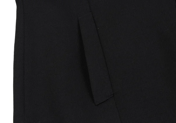 HIROKO KOSHINO Striped Frill Detachable Wool Jacket K-162314_012