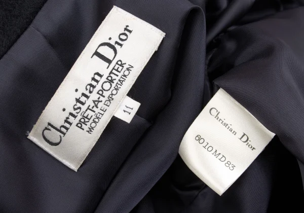 Christian Dior PRET A PORTER Wool Melton Double Coat K-162315_015
