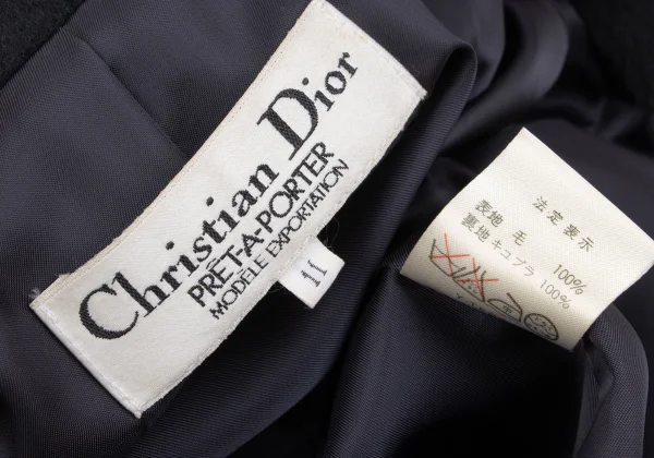 Christian Dior PRET A PORTER Wool Melton Double Coat K-162315_016