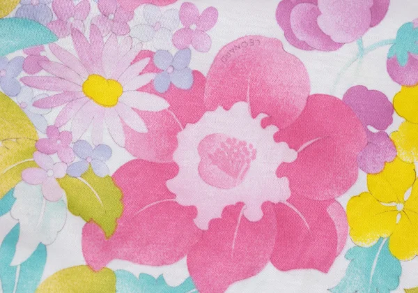 LEONARD Shoulder Tuck Floral Printed T Shirt K-162316_011