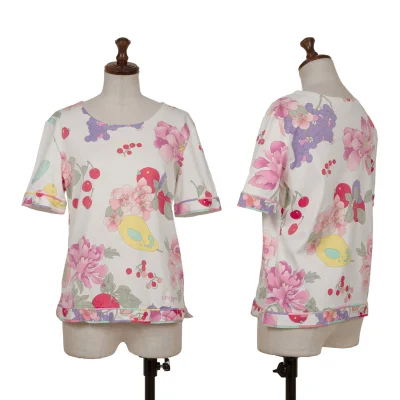 LEONARD SPORT Botanical Printed T-shirt