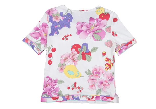 LEONARD SPORT Botanical Printed T-shirt K-162322_011