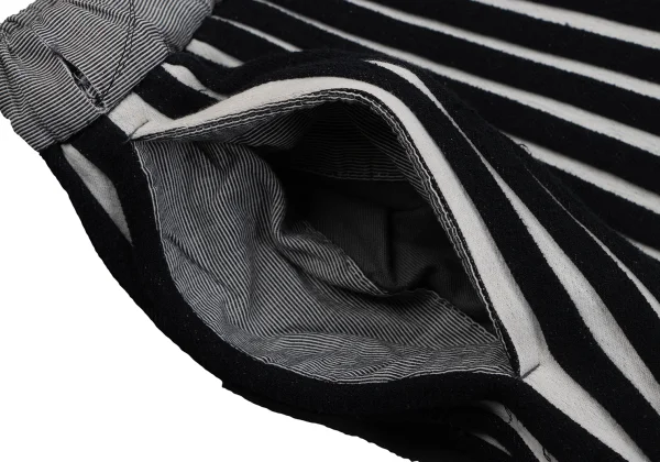 ISSEY MIYAKE PERMANENTE Rib Switching Stripe Skirt K-162323_006