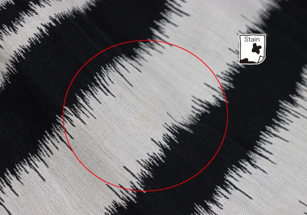 ISSEY MIYAKE PERMANENTE Rib Switching Stripe Skirt K-162323_014