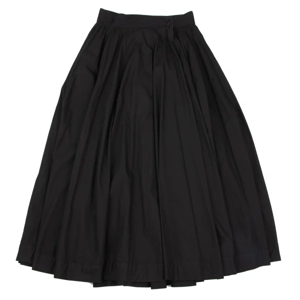 ASHA BY MDS Cotton Waist Pintuck Wrap Skirt K-162325_002