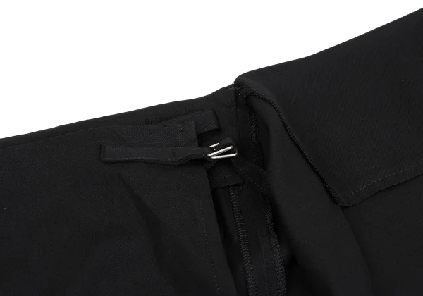 Y's Wool Gaba Asymmetry Wrap Skirt K-162327_006