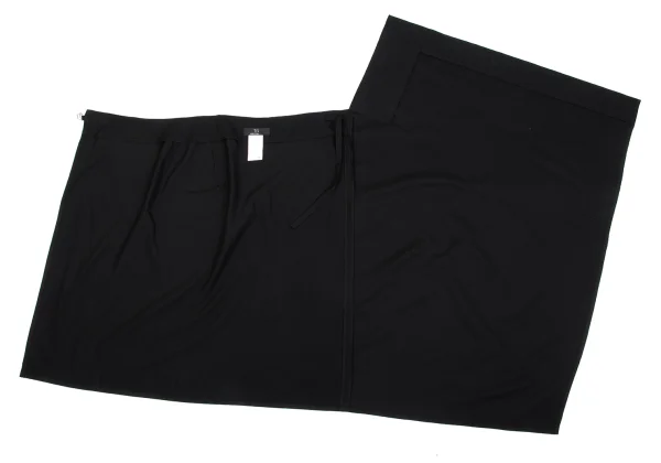 Y's Wool Gaba Asymmetry Wrap Skirt K-162327_009
