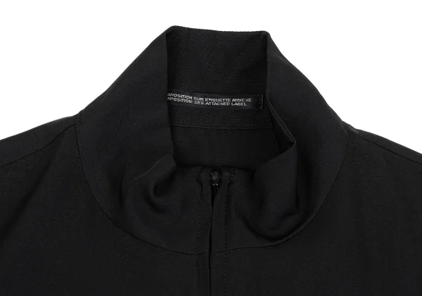 Yohji Yamamoto NOIR Back Gather Silk Blouson K-162330_004