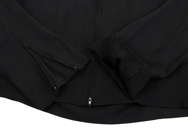 Yohji Yamamoto NOIR Back Gather Silk Blouson K-162330_006
