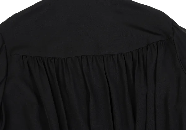Yohji Yamamoto NOIR Back Gather Silk Blouson K-162330_013
