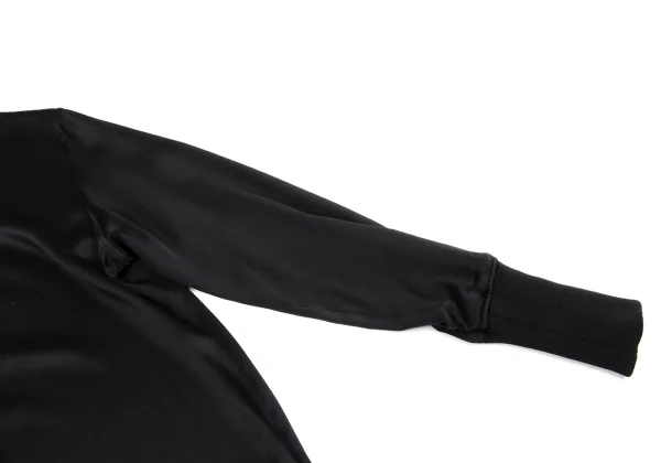 Yohji Yamamoto NOIR Silk Rib Design Snap Shirt K-162331_006