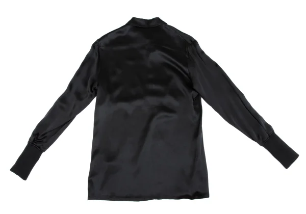 Yohji Yamamoto NOIR Silk Rib Design Shirt & Skirt K-162333_009