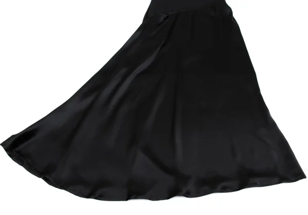 Yohji Yamamoto NOIR Silk Rib Design Shirt & Skirt K-162333_015