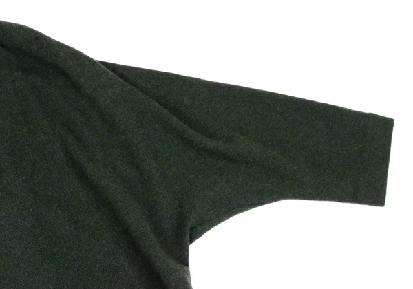 Yohji Yamamoto NOIR Asymmetrical Wool Knit Bolero K-162334_004