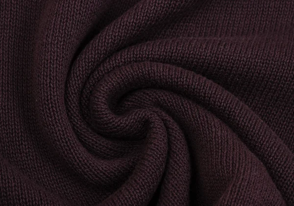 Yohji Yamamoto NOIR Cotton String Hem V-neck Knit Top K-162335_013