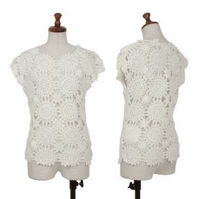 COMME des GARCONS Crochet Sleeveless Blouse