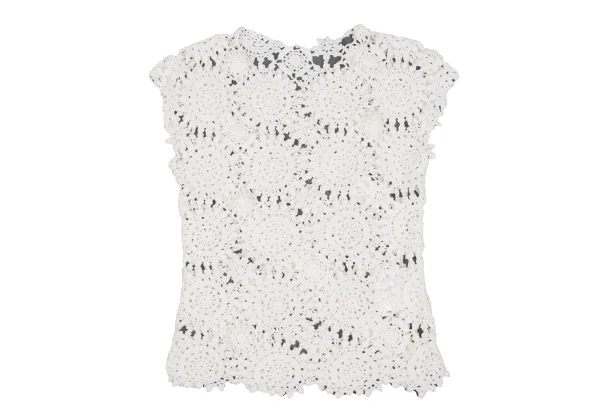 COMME des GARCONS Crochet Sleeveless Blouse K-162339_002