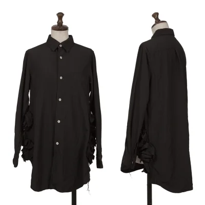 COMME des GARCONS Cut Off Side Corsage Long Sleeve Shirt