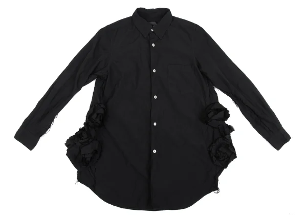 COMME des GARCONS Cut Off Side Corsage Long Sleeve Shirt K-162340_002
