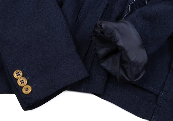 COMME des GARCONS Poly Tight Silhouette Double Jacket K-162341_006