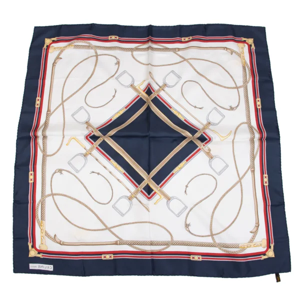 CELINE Reins Printed Scarf K-162345_008