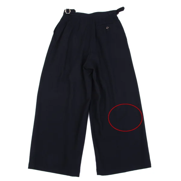 tricot COMME des GARCONS Wool Side Belt Half Wrap Design Pants K-162346_010