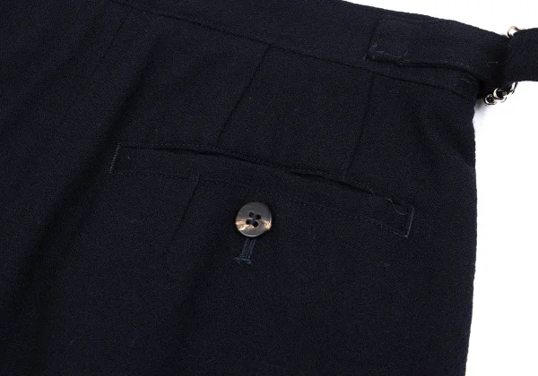 tricot COMME des GARCONS Wool Side Belt Half Wrap Design Pants K-162346_012