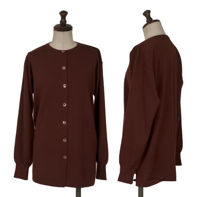 KENZO Wool Side Slit Cardigan