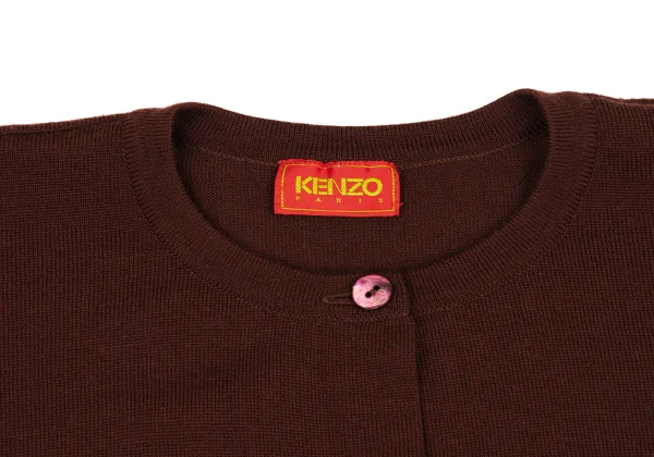 KENZO Wool Side Slit Cardigan K-162348_004