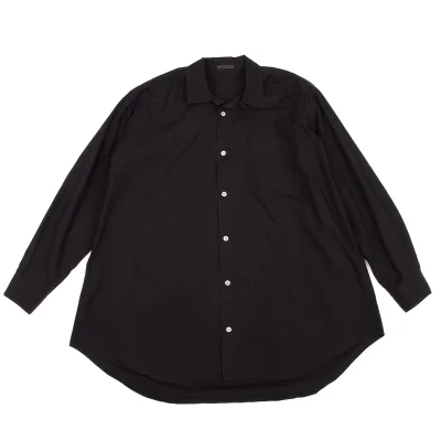 Y's for men Dyed Cotton Open Collar Shirt