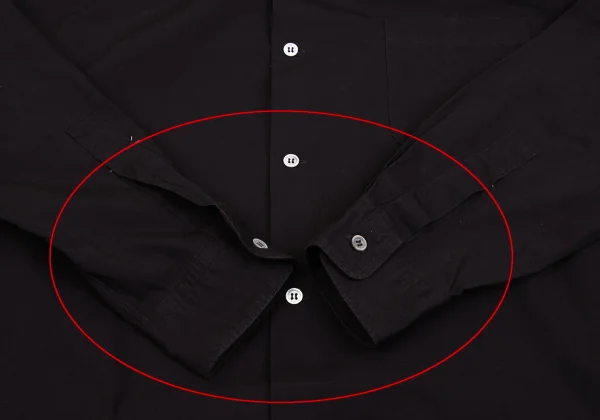 Y's for men Dyed Cotton Open Collar Shirt K-162351_009