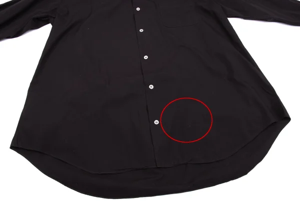 Y's for men Dyed Cotton Open Collar Shirt K-162351_011