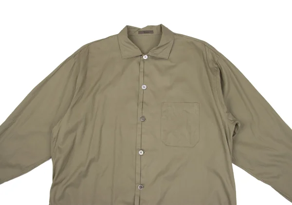 Y's for men Cotton Front Pleated Shirt K-162353_002